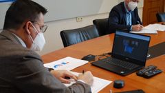 Reuni�n telem�tica del conselleiro de Medio Rural con el alcalde de A Peroxa