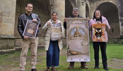 Acto de presentaci�n actos d�a San Rosendo en Celanova