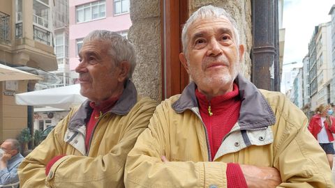 Sainero, en Ferrol, ciudad por la que siente un especial afecto