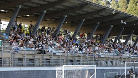 Imagen de archivo de la grada de A Madroa en otro partido de la presente temporada.