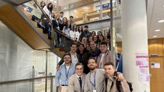 Algunos de los participantes en el congreso, en la Facultad de Enfermer�a y Podolog�a de Ferrol