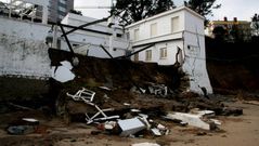 Los da�os causados por el mar en Mi�o