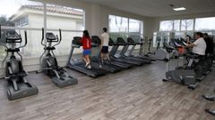 La sala de m�quinas del gimnasio municipal