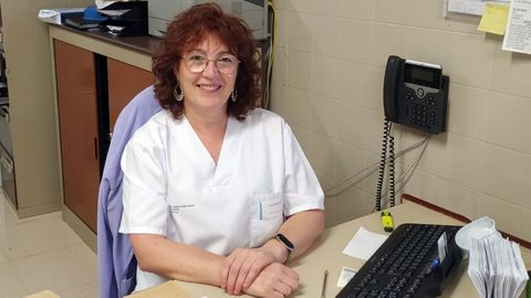 La fisioterapeuta Amparo Garc�a Alfaro, que trabaja en el Chuvi y ofrece una charla sobre c�mo tratar el linfedema