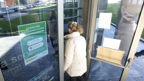 Imagen de archivo de la oficina de la Seguridad Social en Lugo.