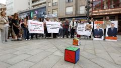 Imagen de una de las protestas de la comunidad escolar de Rubi�ns