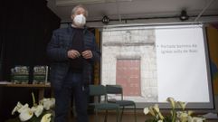 Evaristo Dom�nguez, en el IES de Baio