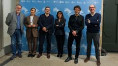 Representantes das instituci�ns organizadoras e da Xunta, Concello e Deputaci�n, presentaron este m�rcores a gala dos Premios Follas Novas do Libro Galego