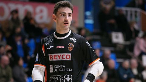 Torero, durante un partido con el Reyco Burela FS en el Vista Alegre.