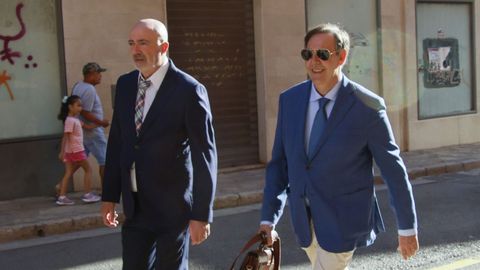El exfiscal Miguel �ngel Subir�n y el exjuez Manuel Penalva, en una foto de archivo.