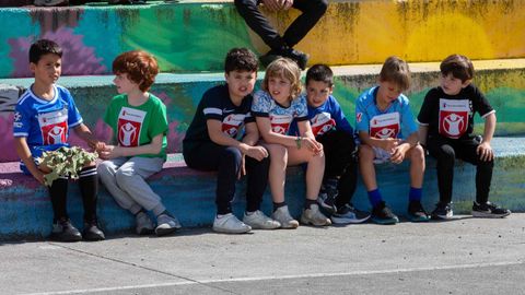 Viernes solidario en el CEIP Marc�n, en Pontevedra