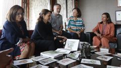 En ruta. Caminamos para parar. Camio de Inverno es un proyecto de la Xunta que se lleva a cabo con el apoyo de la bodega Rectoral de Amandi, donde se present el trabajo.