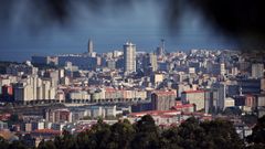 Vista de la ciudad de A Coru�a