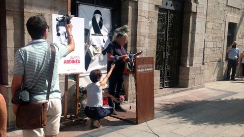 Manuel Gonzlez Orviz en el homenaje a Javier Ardines