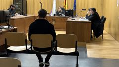 El acusado, durante la audiencia preliminar celebrada en Ourense, en la que admiti� los hechos de los que se le acusaba