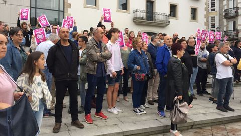 Concentraci�n en Viveiro contra la libertad provisional de La Manada