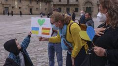 Refugiados ucranianos en Santiago