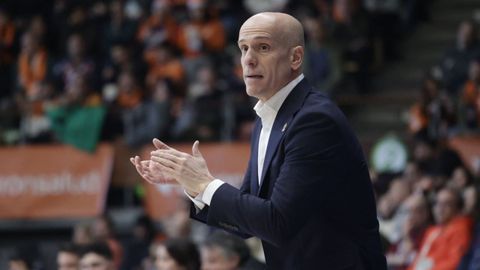 Carles Marco, durante un partido de esta temporada en el Coliseum.