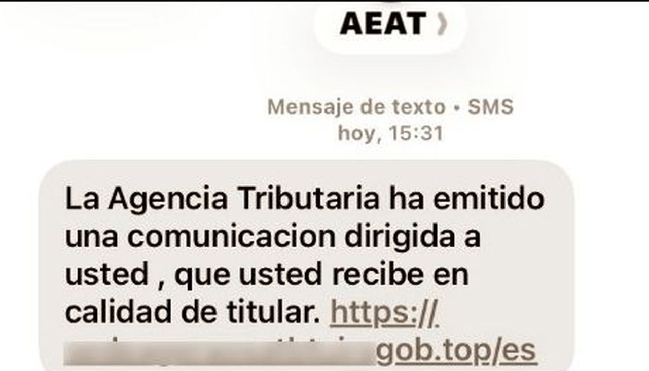 Alerta por un SMS fraudulento que suplanta a la Agencia Tributaria y ...
