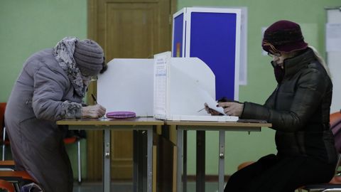 Las mejores im�genes de la jornada electoral en Rusia