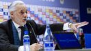 El presidente del Grupo Pachuca y mximo accionista del Real Oviedo, Jess Martnez, da una rueda de prensa para hablar de los asuntos que han marcado las ltimas horas del club azul: el despido de Veljko Paunovic y el regreso de Luis Carrin