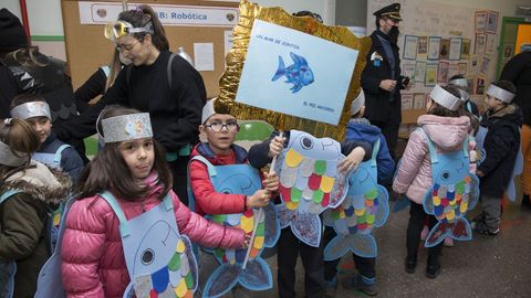 Carnaval del colegio Milladoiro de Malpica