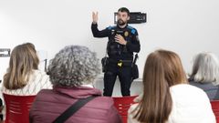 Una de las actividades de MercaEscola consisti� en una charla sobre seguridad