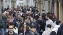 El casco hist�rico de Viveiro el Viernes  Santo