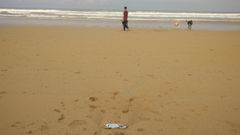 La playa de San Lorenzo, a la altura de la escalera 6