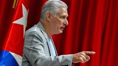 Miguel Diaz-Canel, este viernes en La Habana