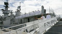Acto de baja de la �Asturias� en junio del 2009