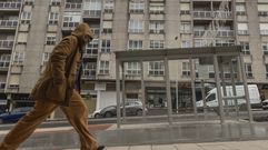 La inclinaci�n de las marquesinas del autob�s fue una de las cuestiones fuertemente criticadas en las obras de O Milladoiro