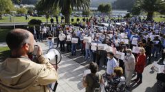 Concentraci�n en Viveiro en protesta por los ataques del lobo en A Mari�a