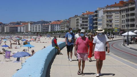 Sanxenxo es uno de los destinos fetiche de los portugueses en los puentes festivos, como el que mañana empieza en el país vecino