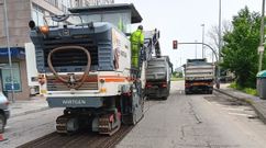 Obras en la avenida de Zamora.