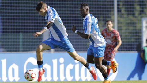 Adri�n Guerrero, ahora en el Fabril, ya coincidi� con Manuel Pablo en el Juvenil A