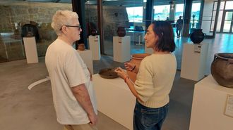 Reproduci�ns de cer�mica castrexa exh�bense na Telleira, en Sanxenxo