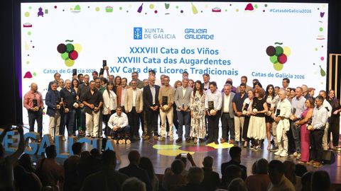 La entrega de premios&nbsp;de las Catas de Galicia 2026 celebrada en Lugo, en im&aacute;genes