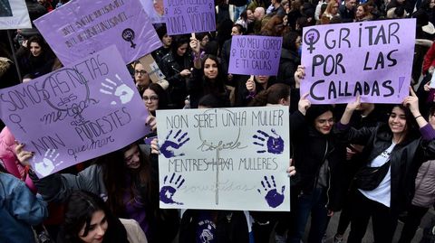Imagen de archivo de una manifestación feminista
