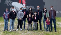 Familias gallegas con ni�os afectados por el S�ndrome de Dent que forman parte de la asociaci�n auton�mica