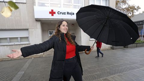 Itzel Emmanuelle, hija de un gallego de Campo Lameiro emigrado a Mxico, siempre tuvo la ilusin de regresar a la tierra de su padre y hace dos aos cumpli su sueo.