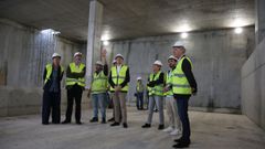 Visitamos as obras dos tanques de tormentas de Fexdega e de Valle Incl�n en Vilagarc�a