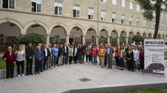 Representantes de instituciones p�blicas y colectivos sociales se reunieron en la sede de Amencer para celebrar el inicio del nuevo curso