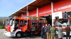 Foto de archivo del parque comarcal de bomberos de Valdeorras.