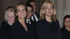 Las infantas, en una imagen de archivo del ao 2015