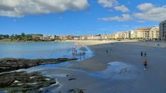 Playa de Silgar, Sanxenxo, esta semana