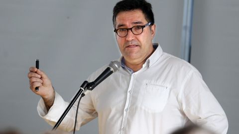 El arquitecto Jorge Salgado present� en la jornada algunos de sus trabajos realizados en madera