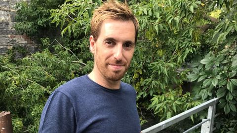 Mikel Lizarralde, autor de «Diario de un médium».