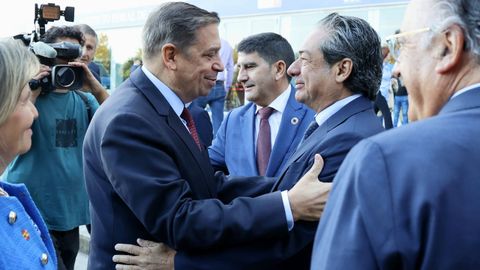 El ministro a su llegada al Ifevi