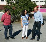 Bel�n do Campo, con Carlos Allo y Jos� Mu��o Dom�nguez.
